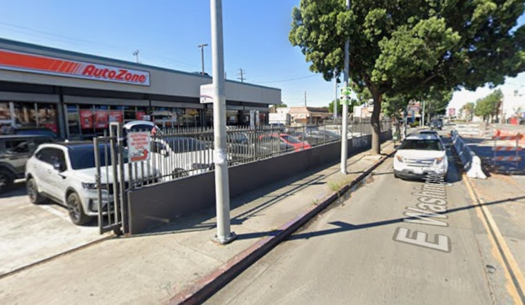 Los Angeles Firefighters Respond to Extinguished Blaze at South-Central Strip Mall Restaurant