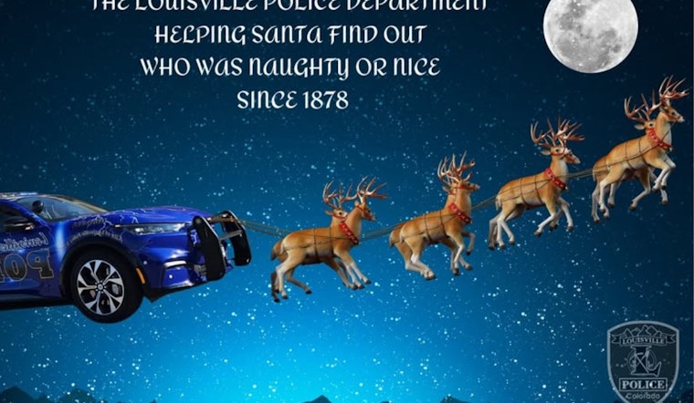 Louisville, Colorado Embraces Small-Town Holiday Spirit, as Celebrated in Local Police Department's Poetic Social Media Post