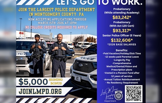 Lower Merion Police Department Seeks New Recruits to Serve the Community