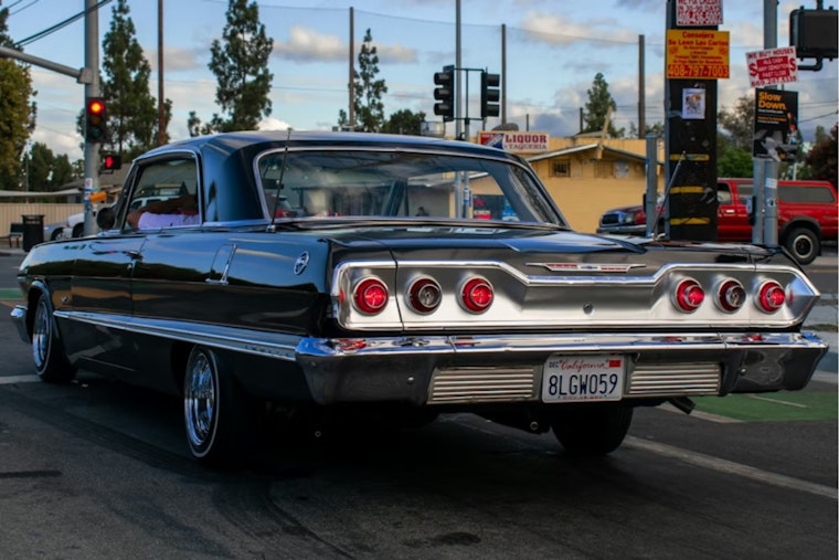 Lowriders, Santa And A Trunkful Of Toys Take Over Fox Plaza