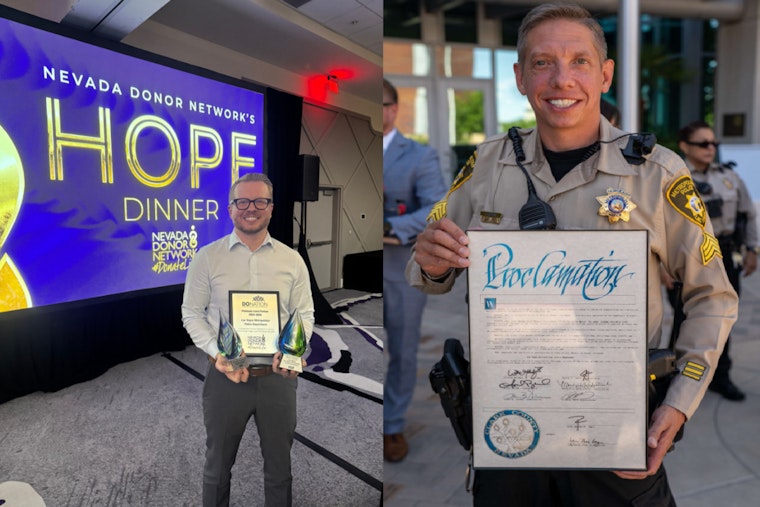 LVMPD Honored for Commitment to Organ Donation at Annual Hope Dinner