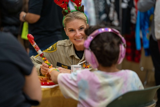 LVMPD Partners with Local Organizations to Spread Holiday Cheer at Child Haven for 17th Year