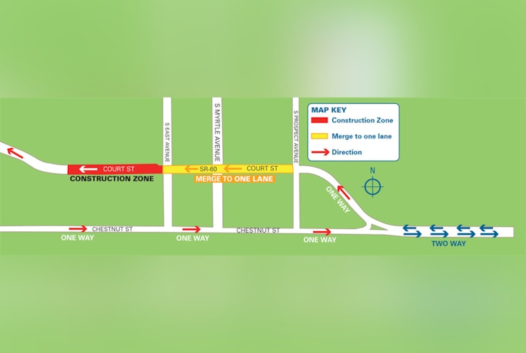 Major Sewer Upgrades Will Disrupt Court Street Traffic in Downtown Clearwater Under a Travel Advisory