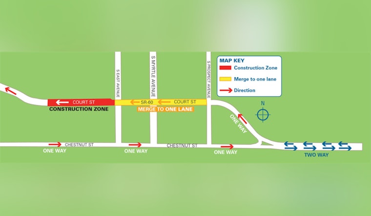 Major Sewer Upgrades Will Disrupt Court Street Traffic in Downtown Clearwater Under a Travel Advisory