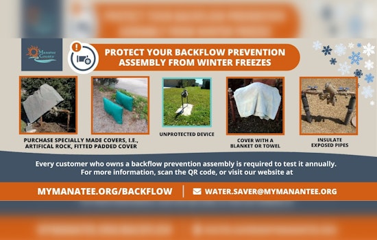 Manatee County, FL Urges Residents to Insulate Plumbing Ahead of Freezing Temps
