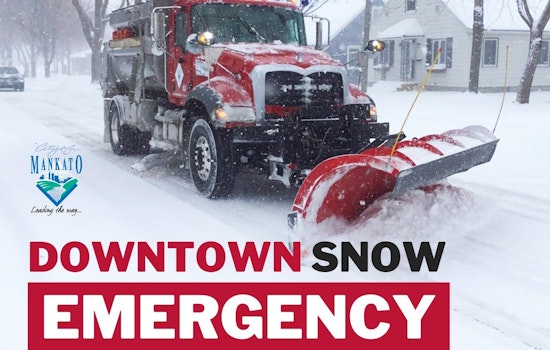 Mankato Declares Snow Emergency: No Street Parking From 8 PM Monday to Facilitate Snow Clearing Operations