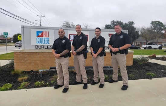 Mansfield PD Celebrates New Cadets Enrolling at Hill College's Basic Police Academy