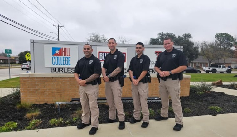 Mansfield PD Celebrates New Cadets Enrolling at Hill College's Basic Police Academy