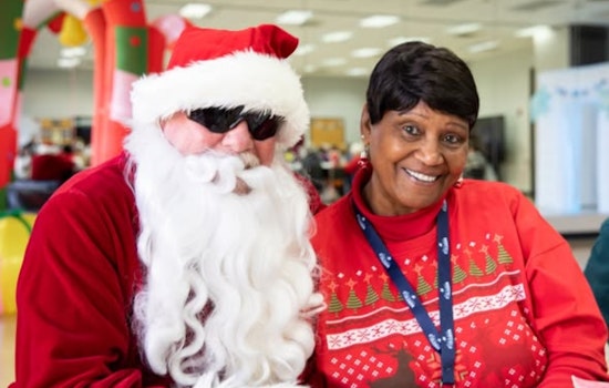 Mansfield Seniors Revel in Yuletide Joy at Annual Holiday Party with Festivities and Santa Visit