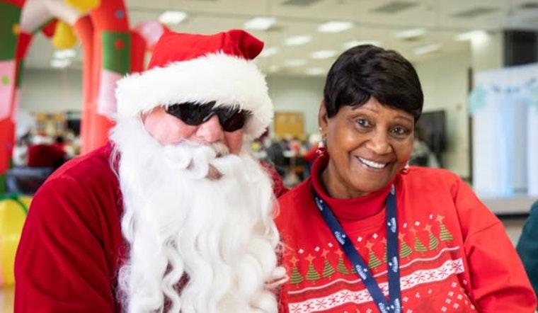 Mansfield Seniors Revel in Yuletide Joy at Annual Holiday Party with Festivities and Santa Visit