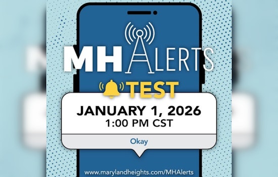 Maryland Heights Police to Conduct Citywide Emergency Alert Test on New Year's Day