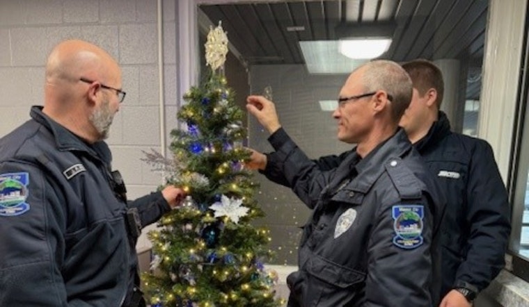 Mason City Police Department Spreads Holiday Cheer, Invites Community to Share Festive Decorations