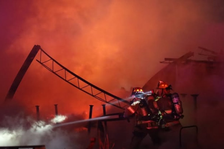 Massive Clint Pallet Yard Inferno Chokes East El Paso Skies