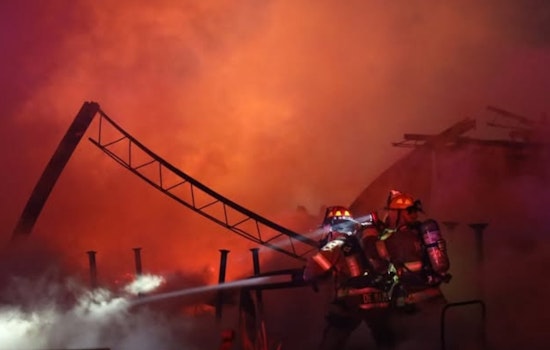 Massive Clint Pallet Yard Inferno Chokes East El Paso Skies