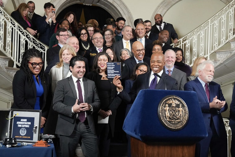 Mayor Eric Adams Bids Farewell to City Hall, Touts Legacy of Safer and More Affordable New York City