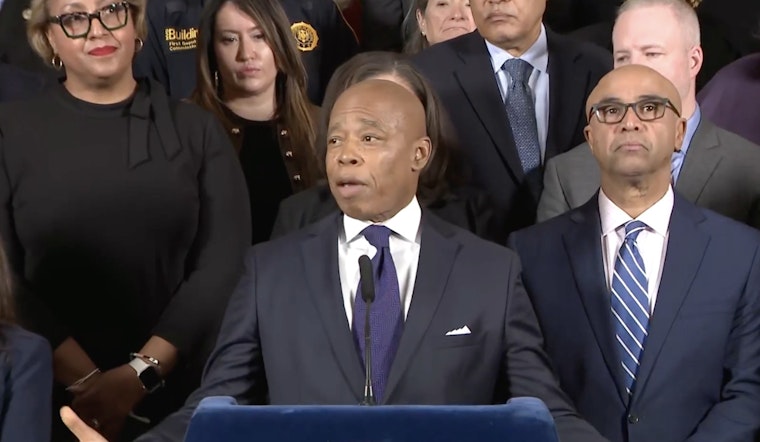 Mayor Eric Adams Caps Off Tenure with Time Capsule Ceremony at New York City Hall