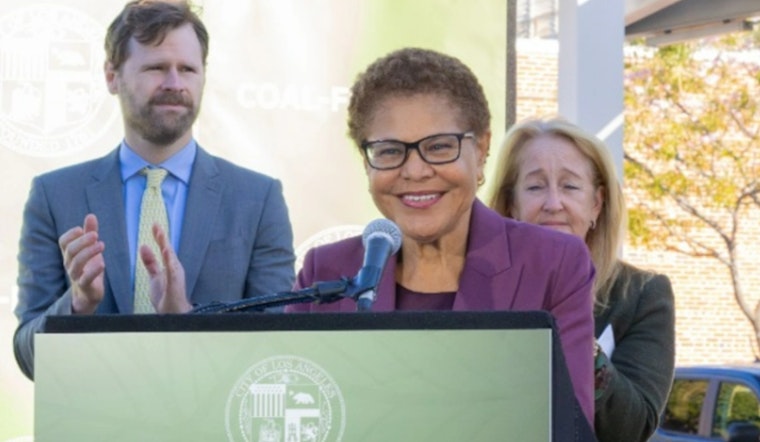 Mayor Karen Bass Commits Los Angeles to a Coal-Free Future, Aiming for 100% Clean Energy by 2035