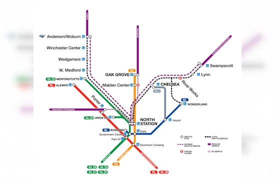 MBTA Announces Service Changes on Multiple Lines in January for Inspections and Construction