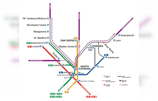 MBTA Announces Service Changes on Multiple Lines in January for Inspections and Construction