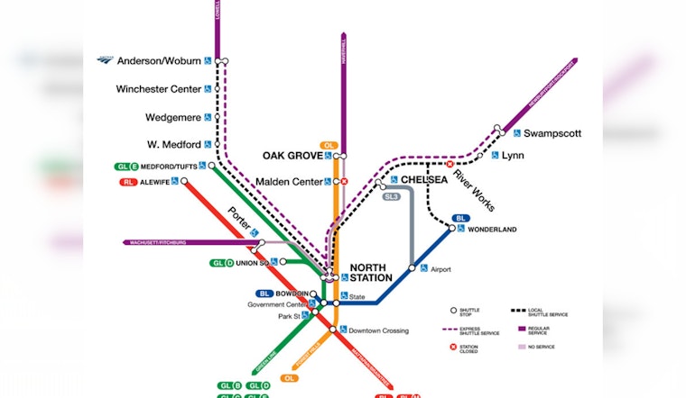 MBTA Announces Service Changes on Multiple Lines in January for Inspections and Construction