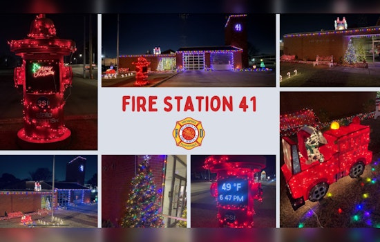 Memphis Fire Station 41 Wins City's Christmas Decoration Contest with Festive Display