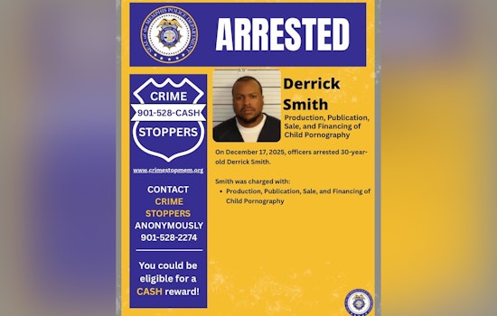 Memphis Man Snagged in Cyber Sting as Derrick Smith Is Charged in Virginia Child Pornography Plot