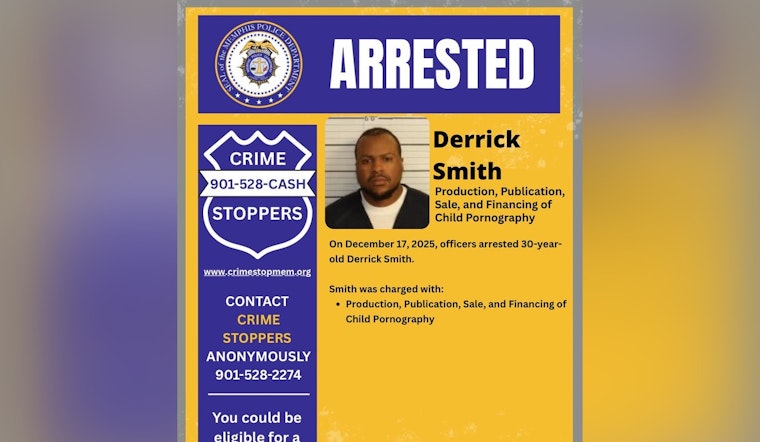 Memphis Man Snagged in Cyber Sting as Derrick Smith Is Charged in Virginia Child Pornography Plot