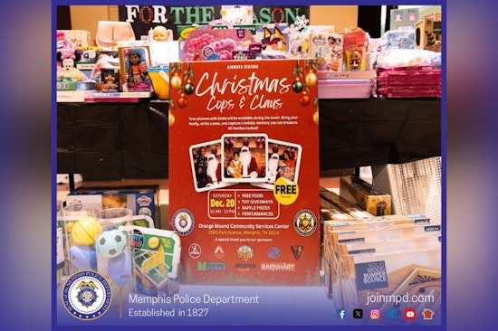 Memphis Police Spread Holiday Cheer with 'Christmas, Cops & Claus' Community Event