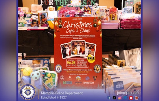 Memphis Police Spread Holiday Cheer with 'Christmas, Cops & Claus' Community Event