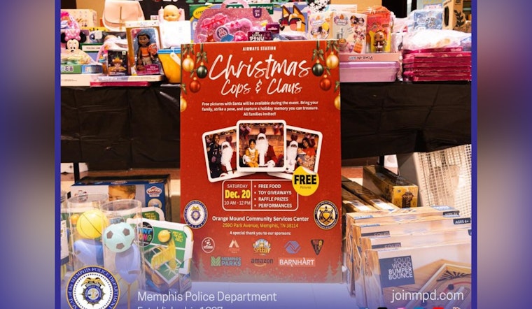 Memphis Police Spread Holiday Cheer with 'Christmas, Cops & Claus' Community Event
