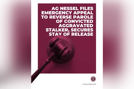 Michigan AG Dana Nessel Files Emergency Appeal to Block Parole of Stalking Convict Trenton Lisle Solomon in Jackson County