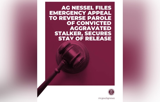 Michigan AG Dana Nessel Files Emergency Appeal to Block Parole of Stalking Convict Trenton Lisle Solomon in Jackson County