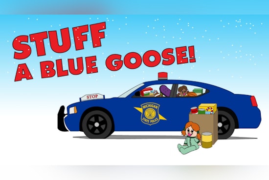 Michigan State Police's "Stuff a Blue Goose" Campaign Brings Holiday Cheer with Toys and Food Donations Statewide