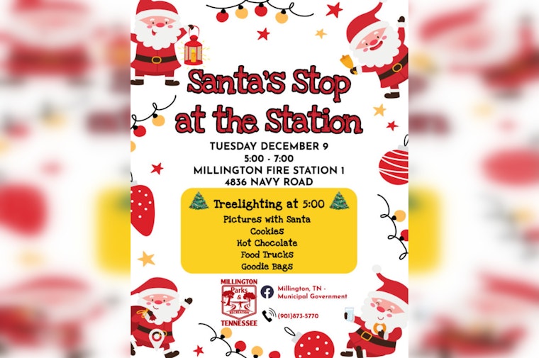 Millington Welcomes Santa at Fire Station #1 with Festive Holiday Event on December 9th