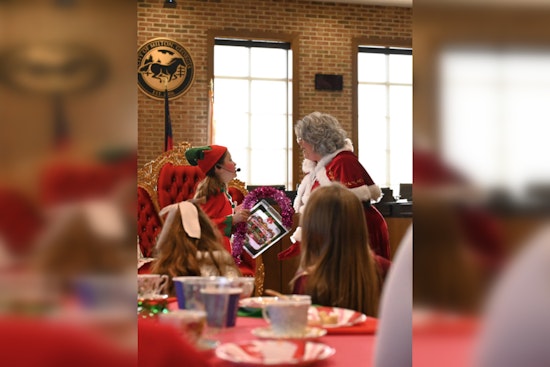 Milton's City Hall Becomes Enchanted Winter Wonderland for Festive Tea Party with Mrs. Claus