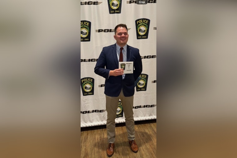 Mint Hill Police Department Honors Officer Austin Smith as 2024 Employee of the Year