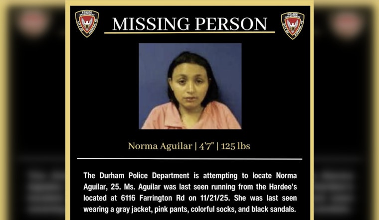 Missing Durham Woman Found Safe, Community's Concern Eases as Police Confirm Norma Aguilar's Return