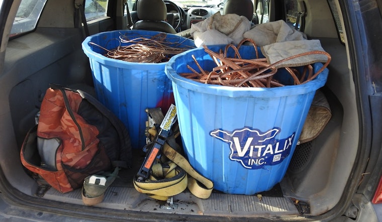 Modesto Man on Probation Nabbed with Suspected Meth and Stolen Copper in Angels Camp