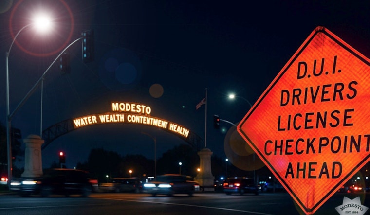 Modesto Police Department Announces DUI Checkpoint to Combat Impaired Driving on December 12