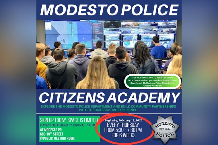 Modesto Police Department Invites Locals to Explore Policing at Citizens Academy in February 2026
