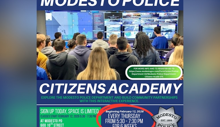 Modesto Police Department Invites Locals to Explore Policing at Citizens Academy in February 2026