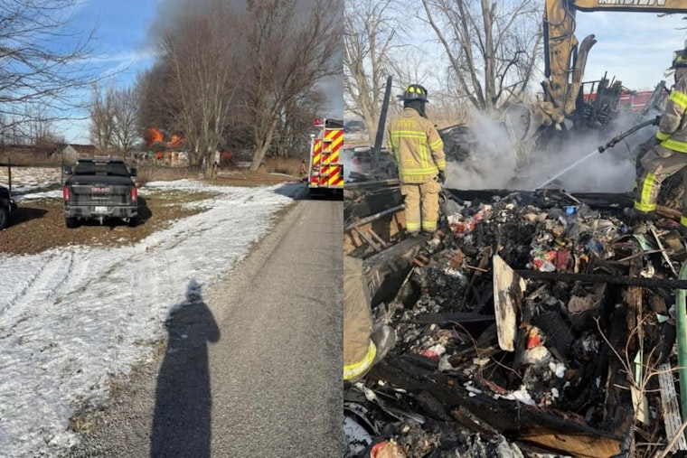 Monroe County Home Engulfed by Fire, Multiple Departments and Community Offer Support