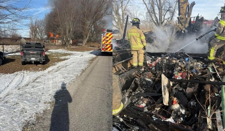 Monroe County Home Engulfed by Fire, Multiple Departments and Community Offer Support