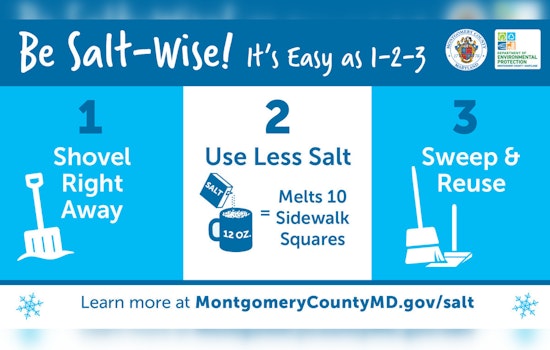 Montgomery County and WSSC Water Launch Salt-Wise Campaign to Protect Local Waterways and Health