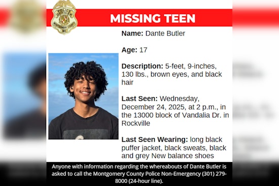 Montgomery County Appeals for Public's Help to Find Missing Teenager Dante Butler During Holiday Season