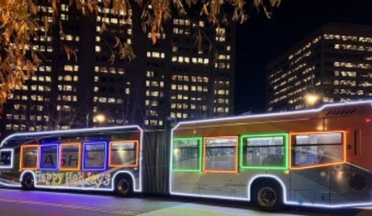 Montgomery County's MCDOT Rolls Out Festive "Flash Lights" Buses, Announces Lakeforest Mall Area Revitalization, and Commemorates Rosa Parks with In-Bus Tributes