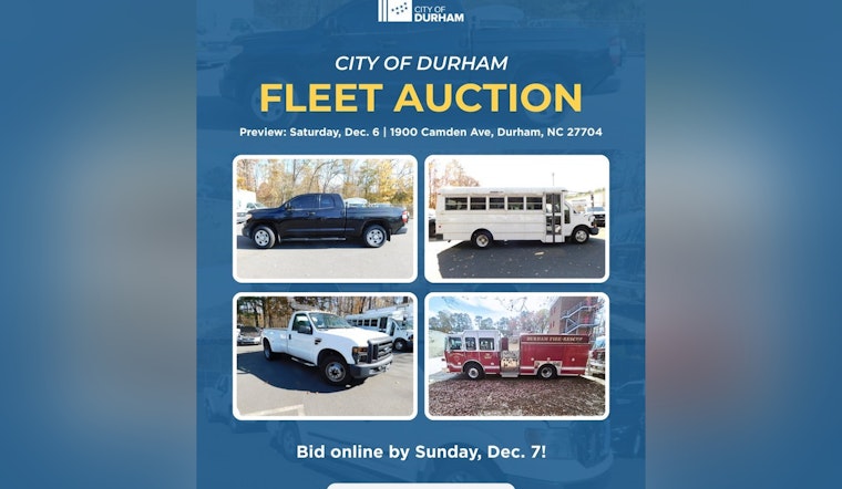 More Than 140 Vehicles Up for Grabs as Durham’s Public Fleet Auction Attracts Enthusiasts and Bargain Hunters