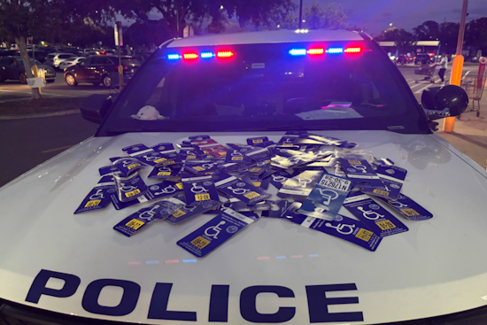 Mount Dora Police Seize Over 30 Illegally Used Disabled Parking Placards in Walmart and Target Sting Operation