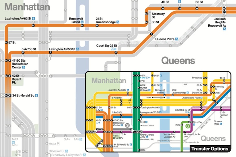 MTA Announces Switch of F and M Subway Lines Between Manhattan and Queens to Ease Rush-Hour Congestion