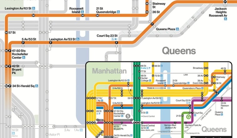 MTA Announces Switch of F and M Subway Lines Between Manhattan and Queens to Ease Rush-Hour Congestion